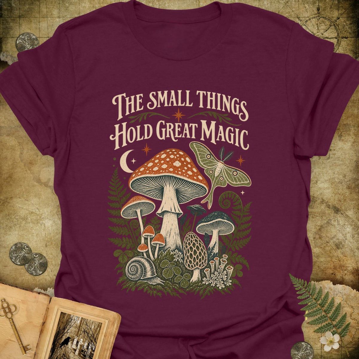 TLWIF Studio | Maroon | The Small Things T-Shirt