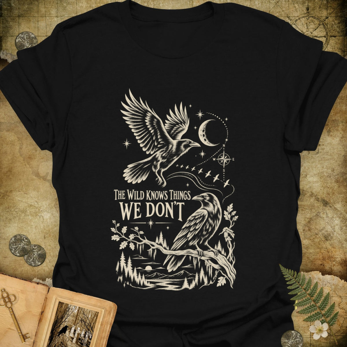 TLWIF Studio | Black | The Wild Knows T-Shirt
