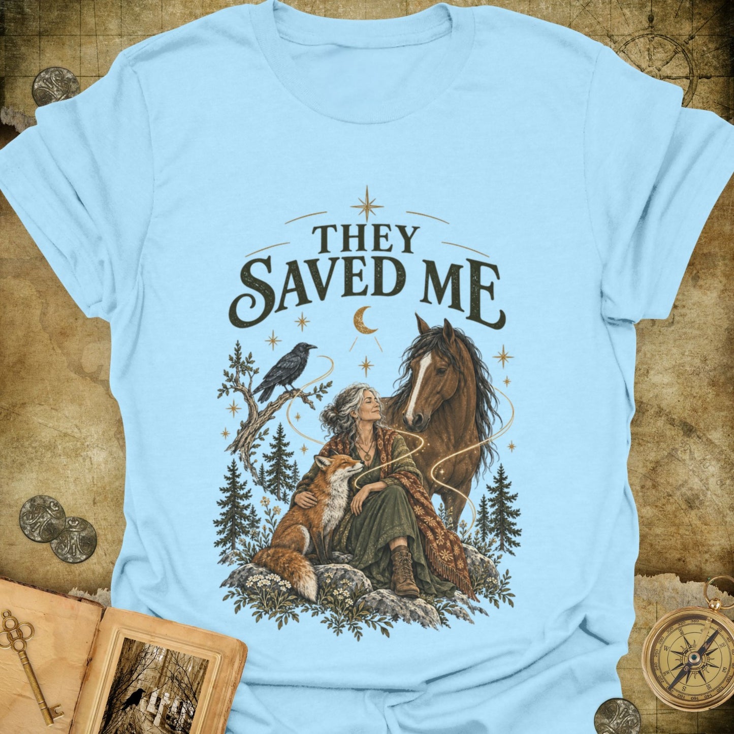 TLWIF Studio | Light Blue | They Saved Me T-Shirt