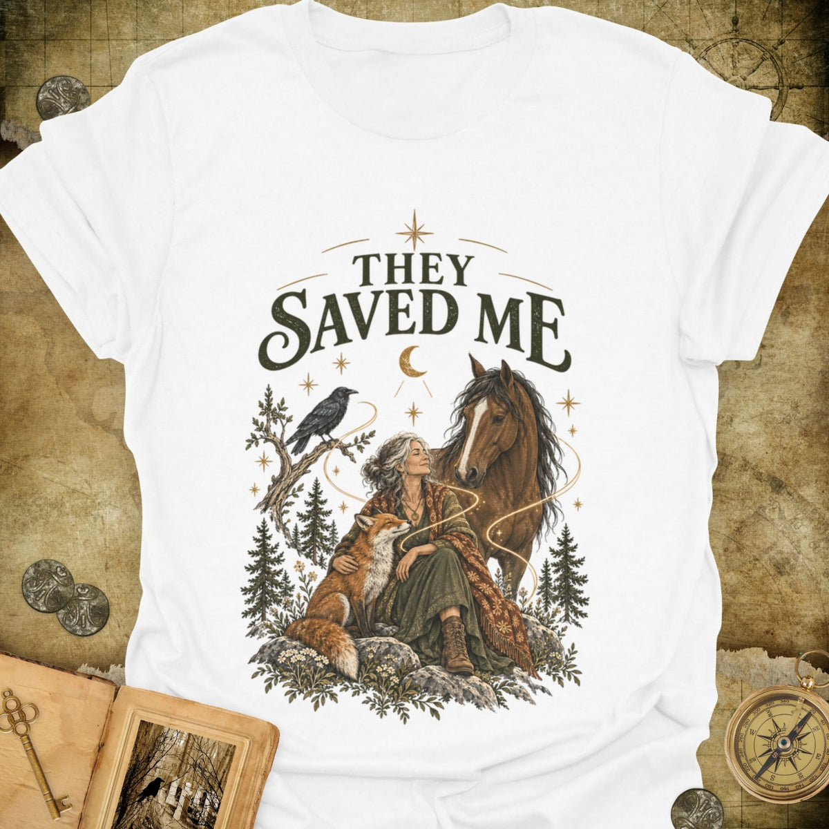 TLWIF Studio | White | They Saved Me T-Shirt