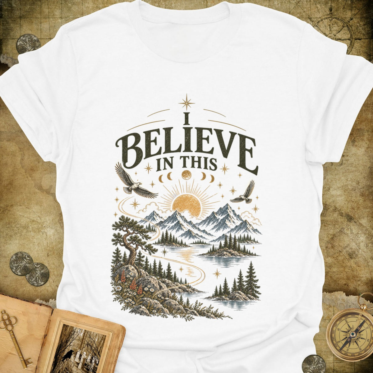 TLWIF Studio | White | I Believe In This T-Shirt