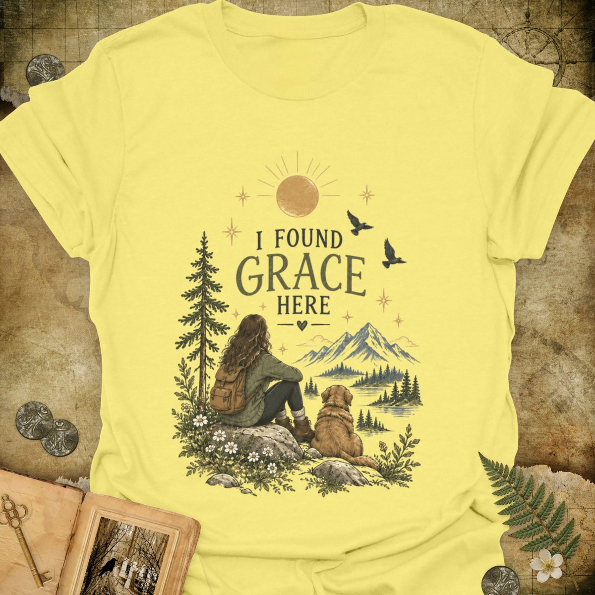 TLWIF Studio | Cornsilk | I Found Grace T-Shirt