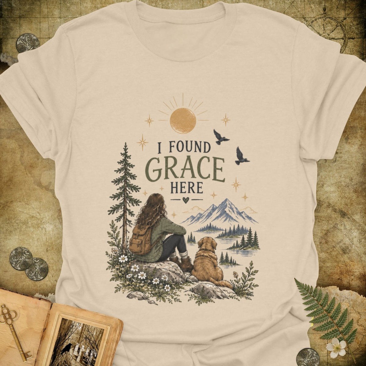 TLWIF Studio | Sand | I Found Grace T-Shirt
