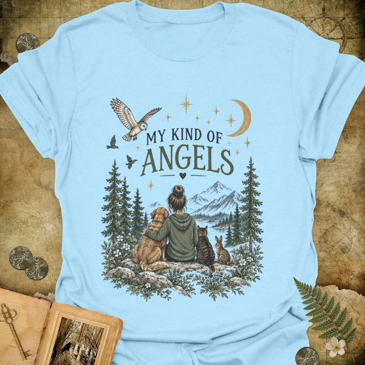 TLWIF Studio | Light Blue | My Kind of Angels T-Shirt