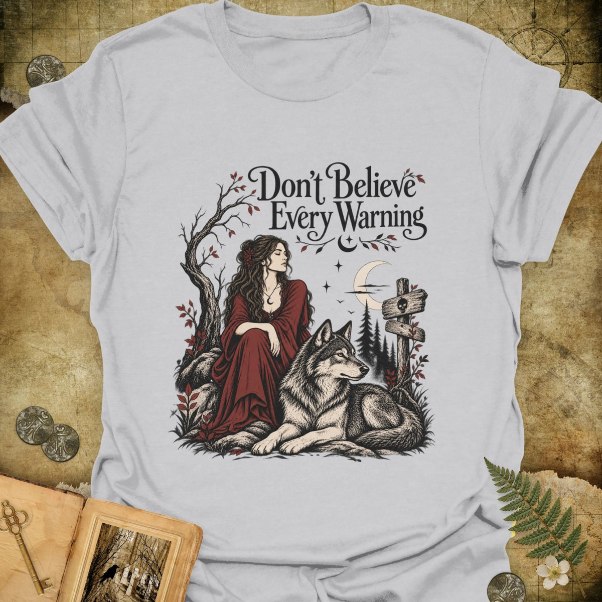 TLWIF Studio | Ice Grey | Don't Believe T-Shirt