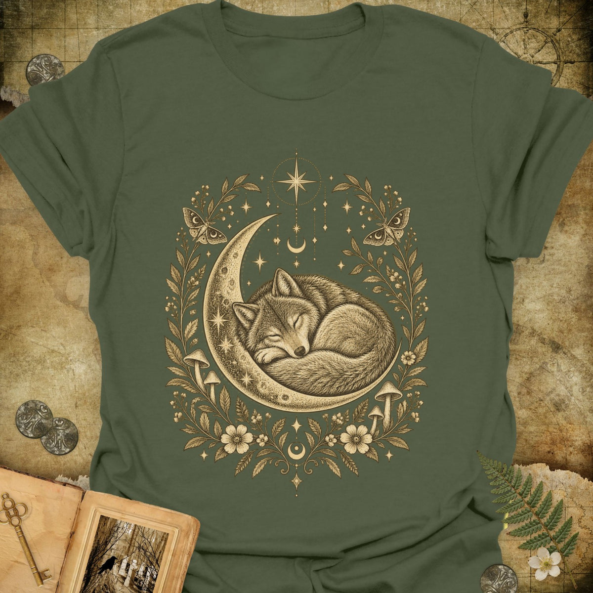 TLWIF Studio | Military Green | Forest Dreaming T-Shirt