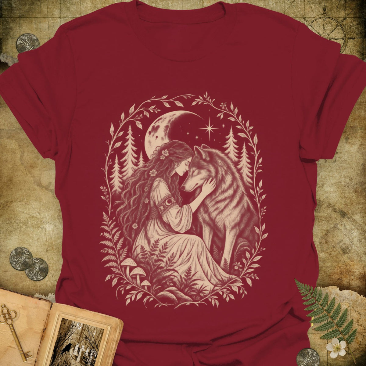 TLWIF Studio | Cardinal Red | Friends T-Shirt