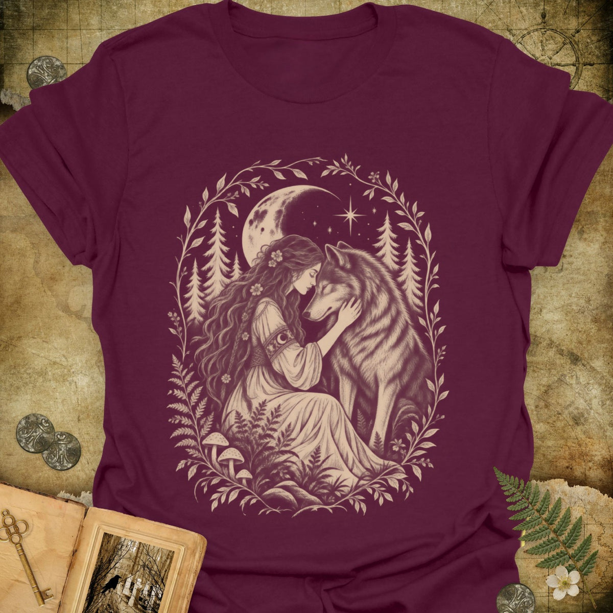 TLWIF Studio | Maroon | Friends T-Shirt