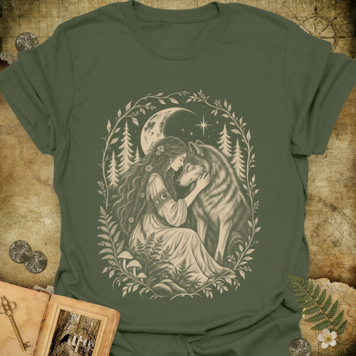 TLWIF Studio | Military Green | Friends T-Shirt