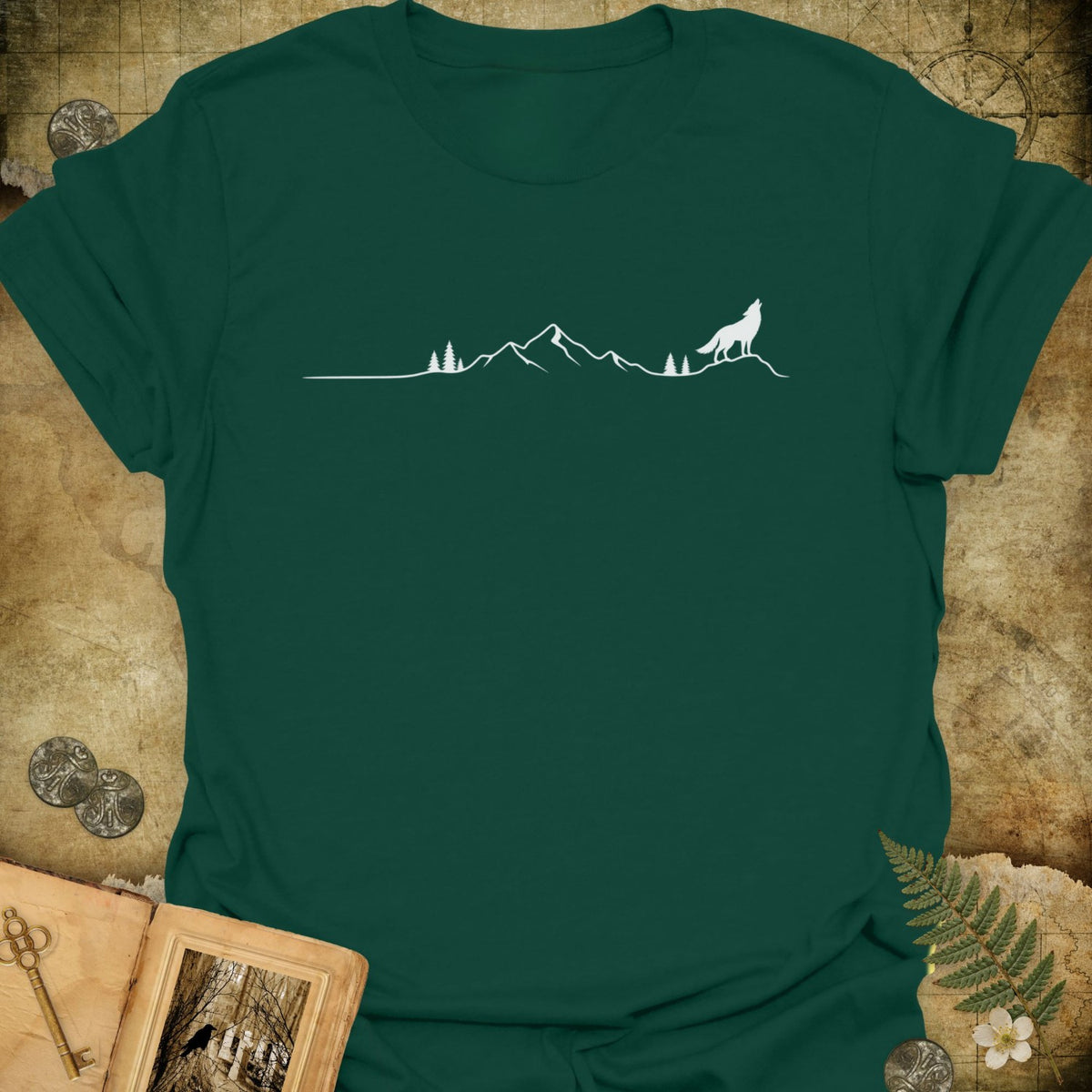 TLWIF Studio | Forest Green | Lone Wolf T-Shirt