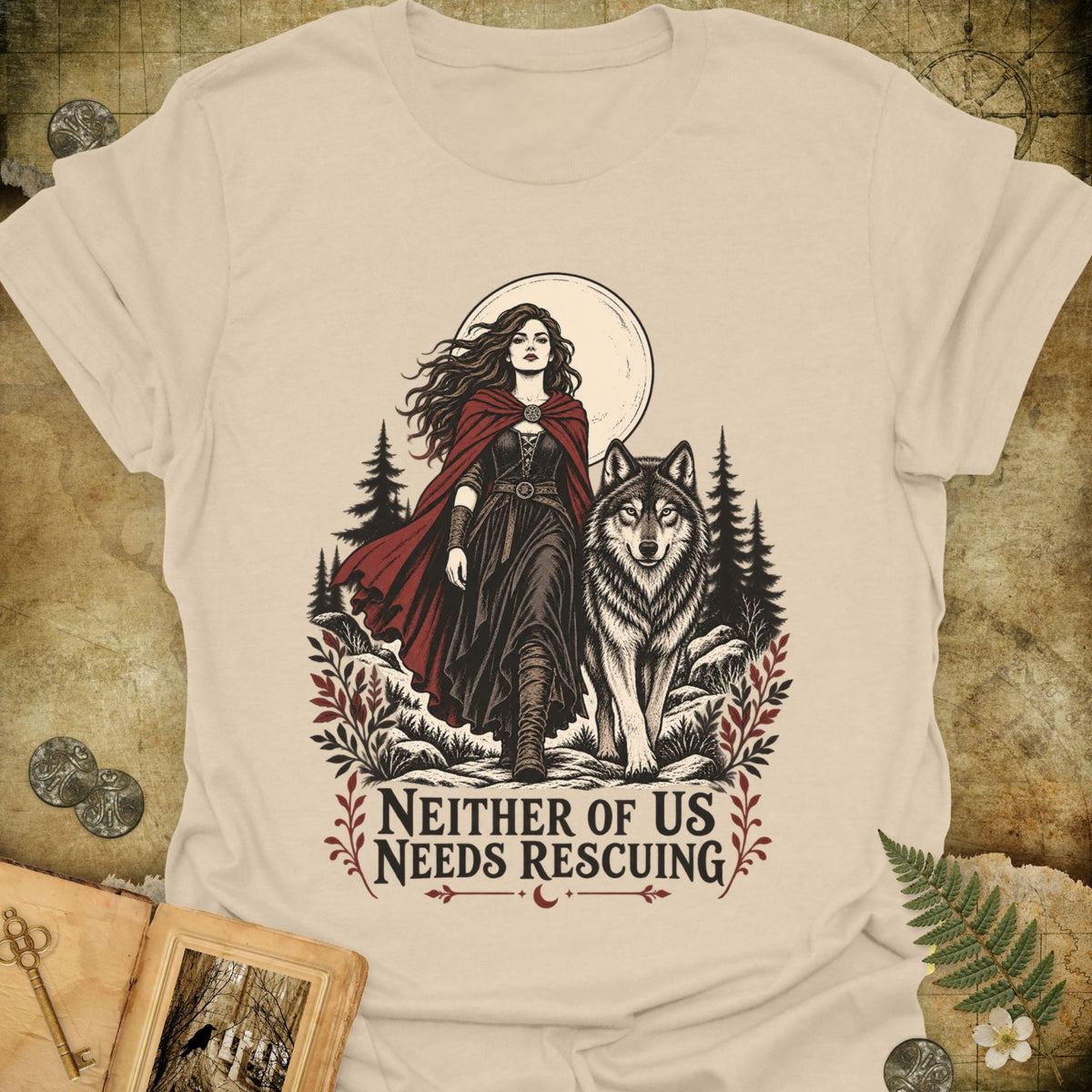 TLWIF Studio | Sand | No Rescuing T-Shirt