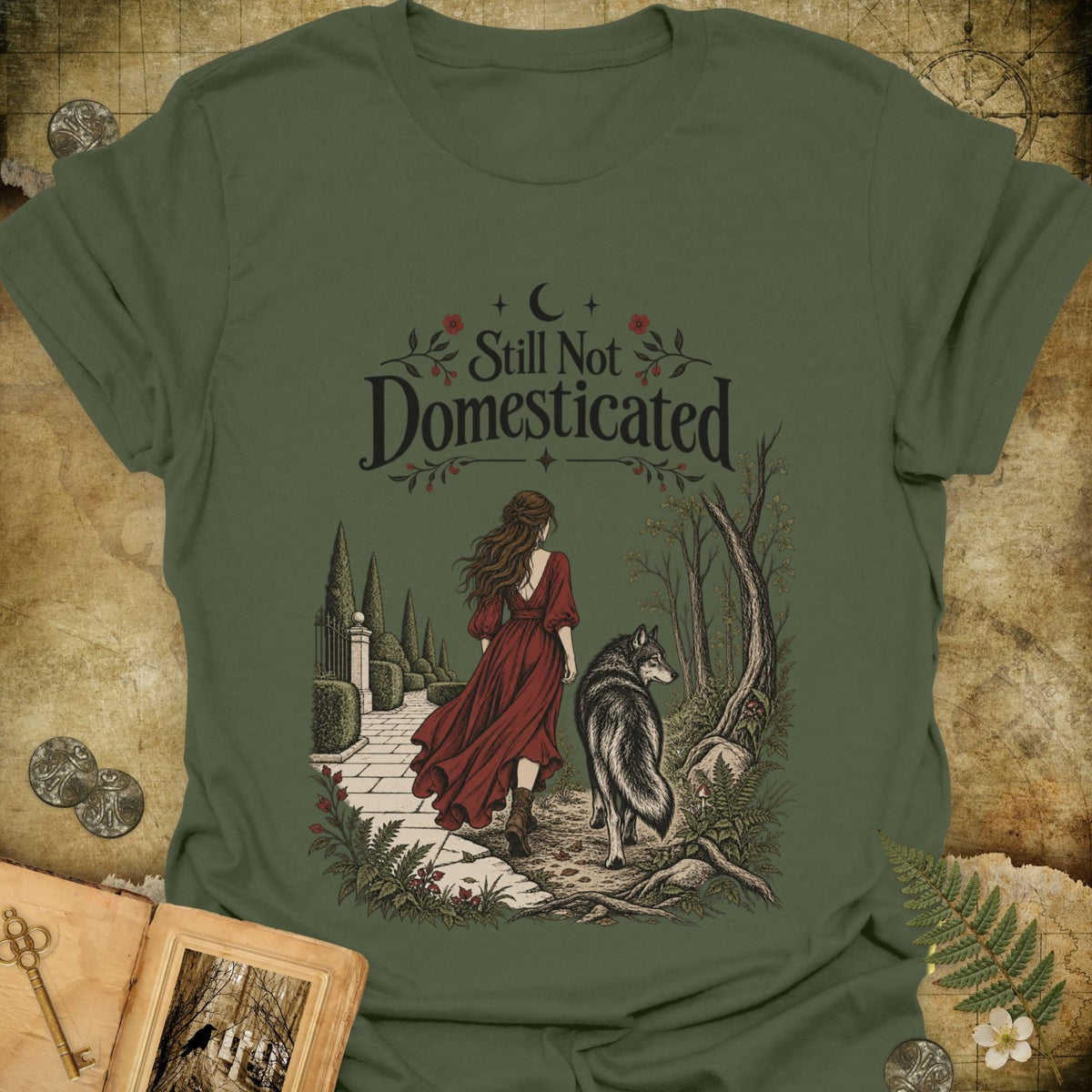 TLWIF Studio | Military Green | Not Domesticated T-Shirt