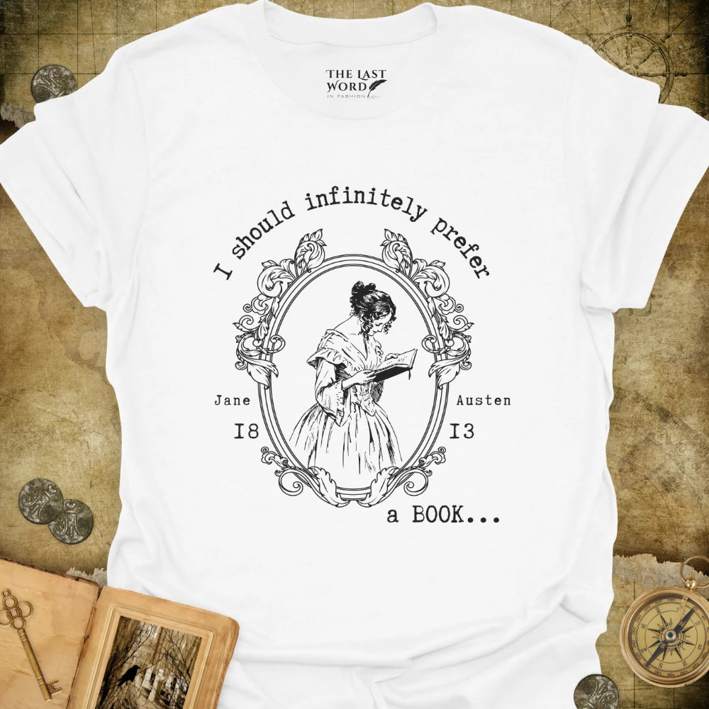 Jane Austen Book T-Shirt