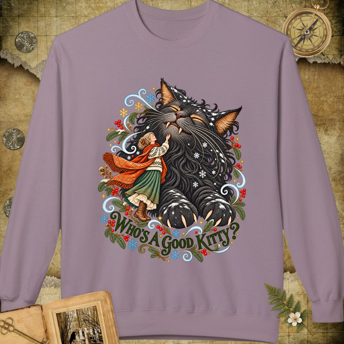 Who's A Good Kitty Sweatshirt - Paragon