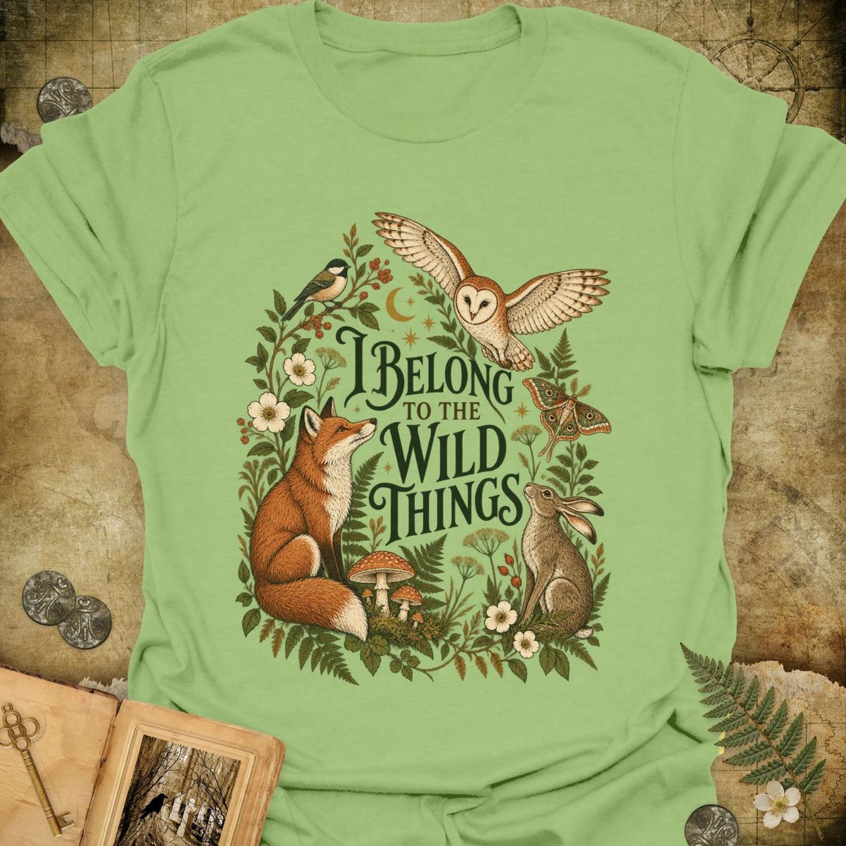 TLWIF Studio | Kiwi | I Belong to the Wild Things T-Shirt