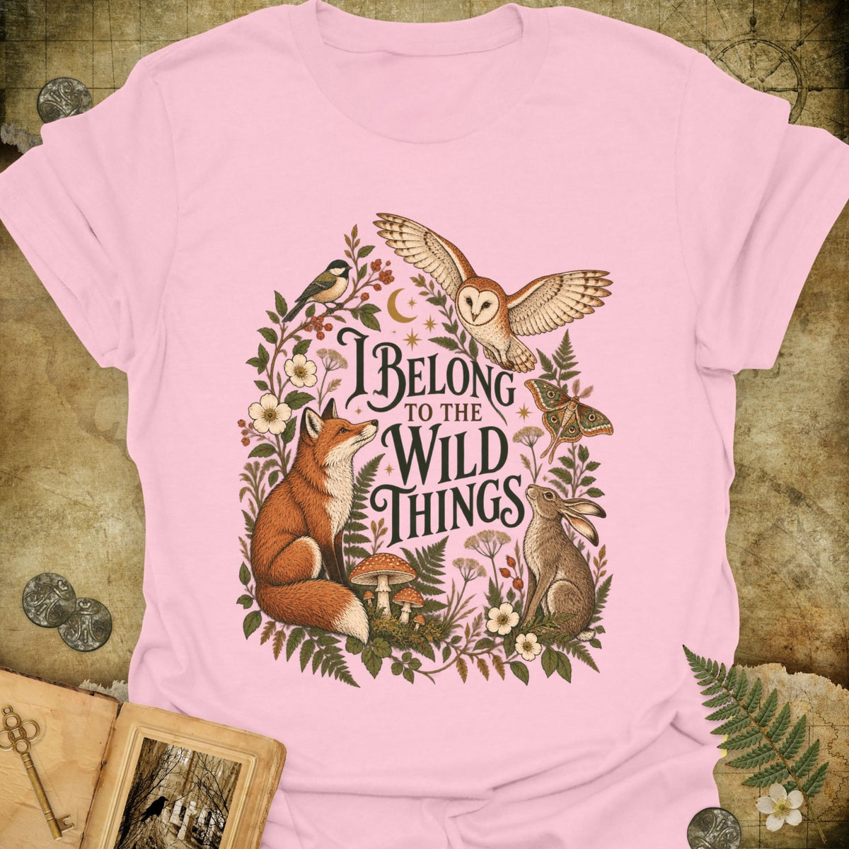 TLWIF Studio | Light Pink | I Belong to the Wild Things T-Shirt