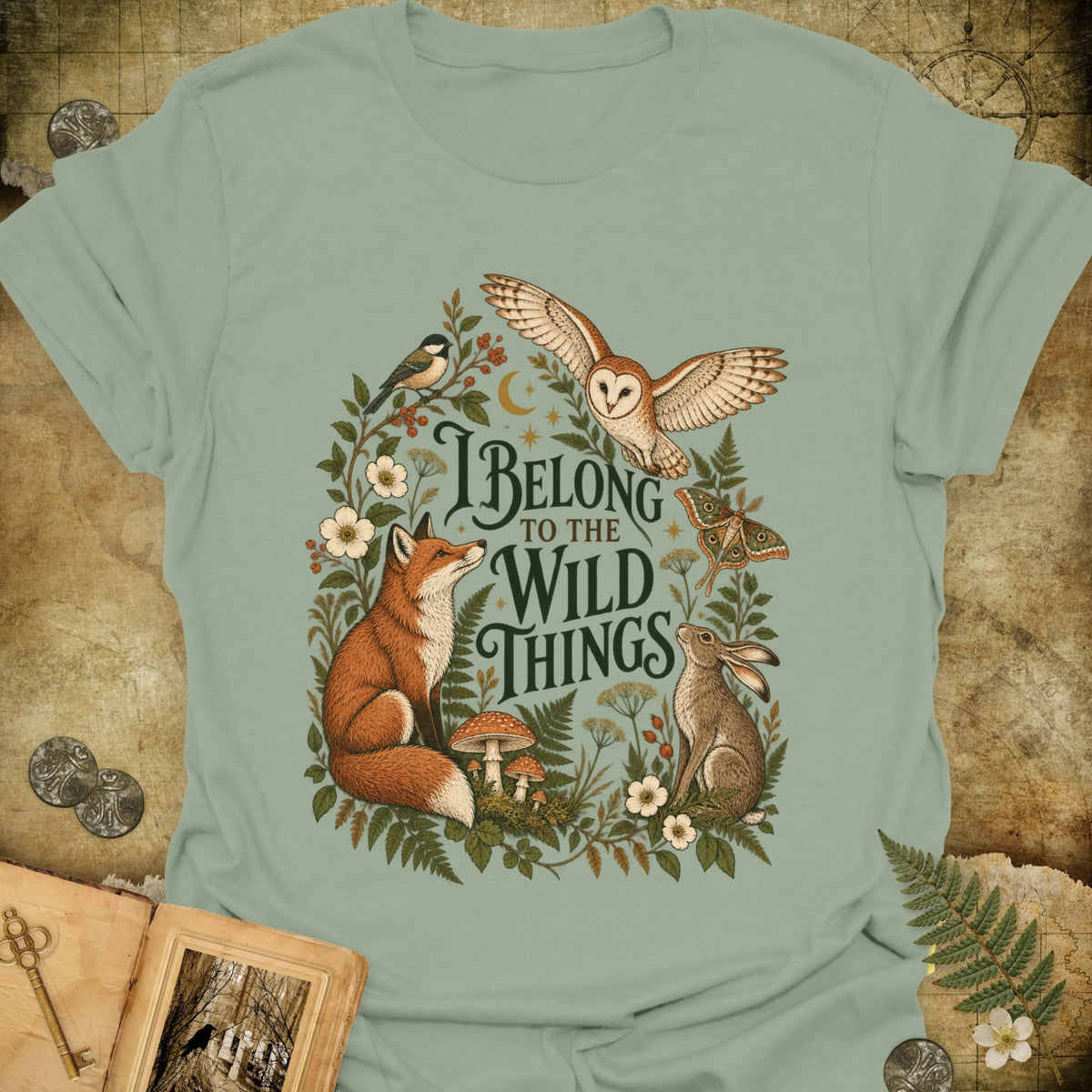 TLWIF Studio | Sage | I Belong to the Wild Things T-Shirt