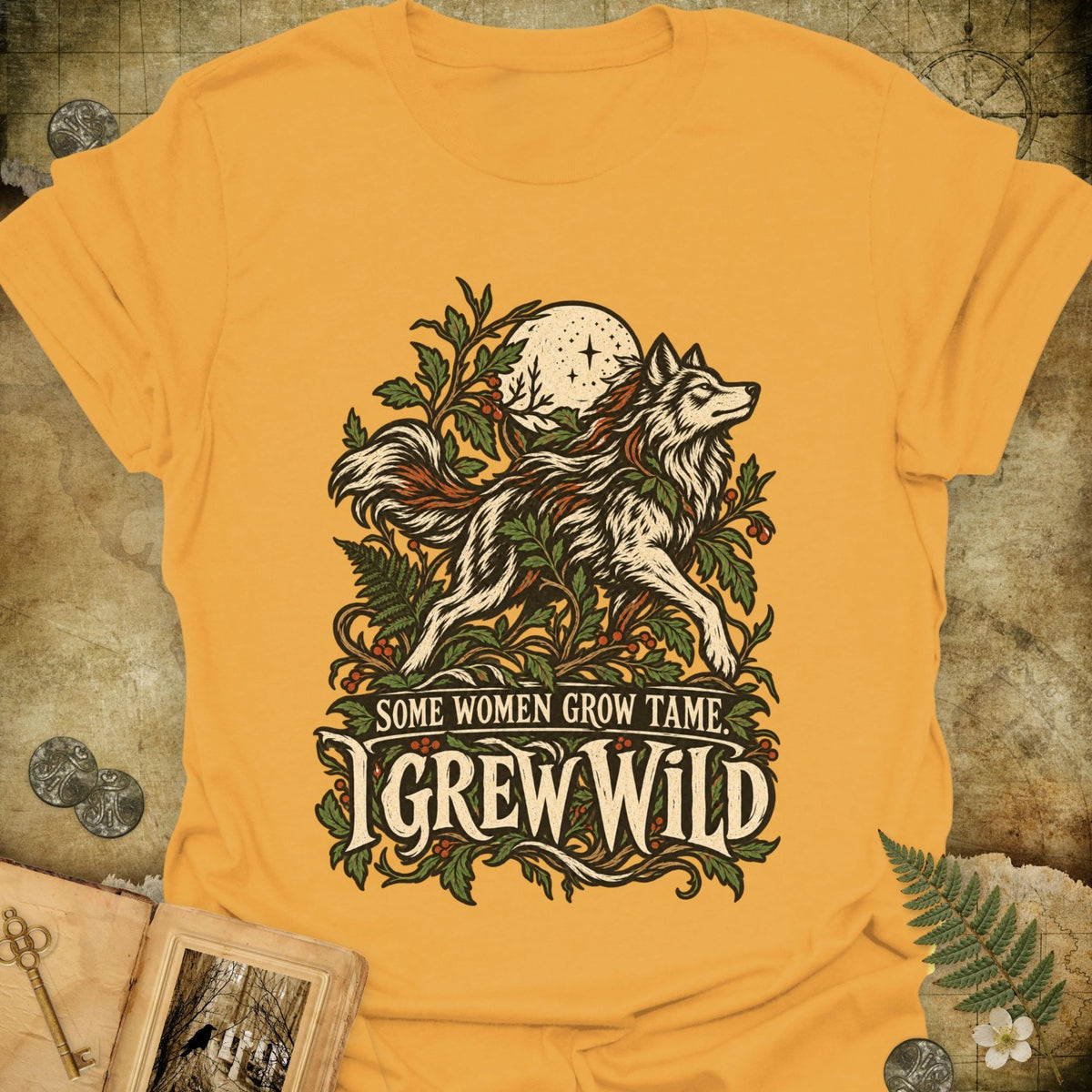 TLWIF Studio | Gold | I Grew Wild T-Shirt