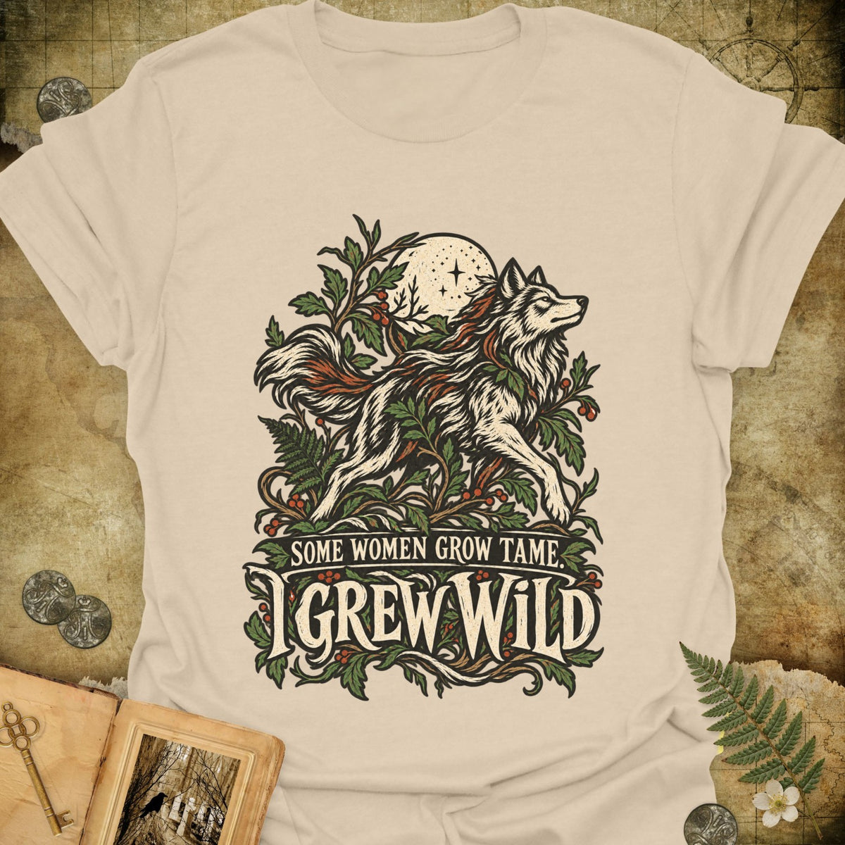 TLWIF Studio | Sand | I Grew Wild T-Shirt