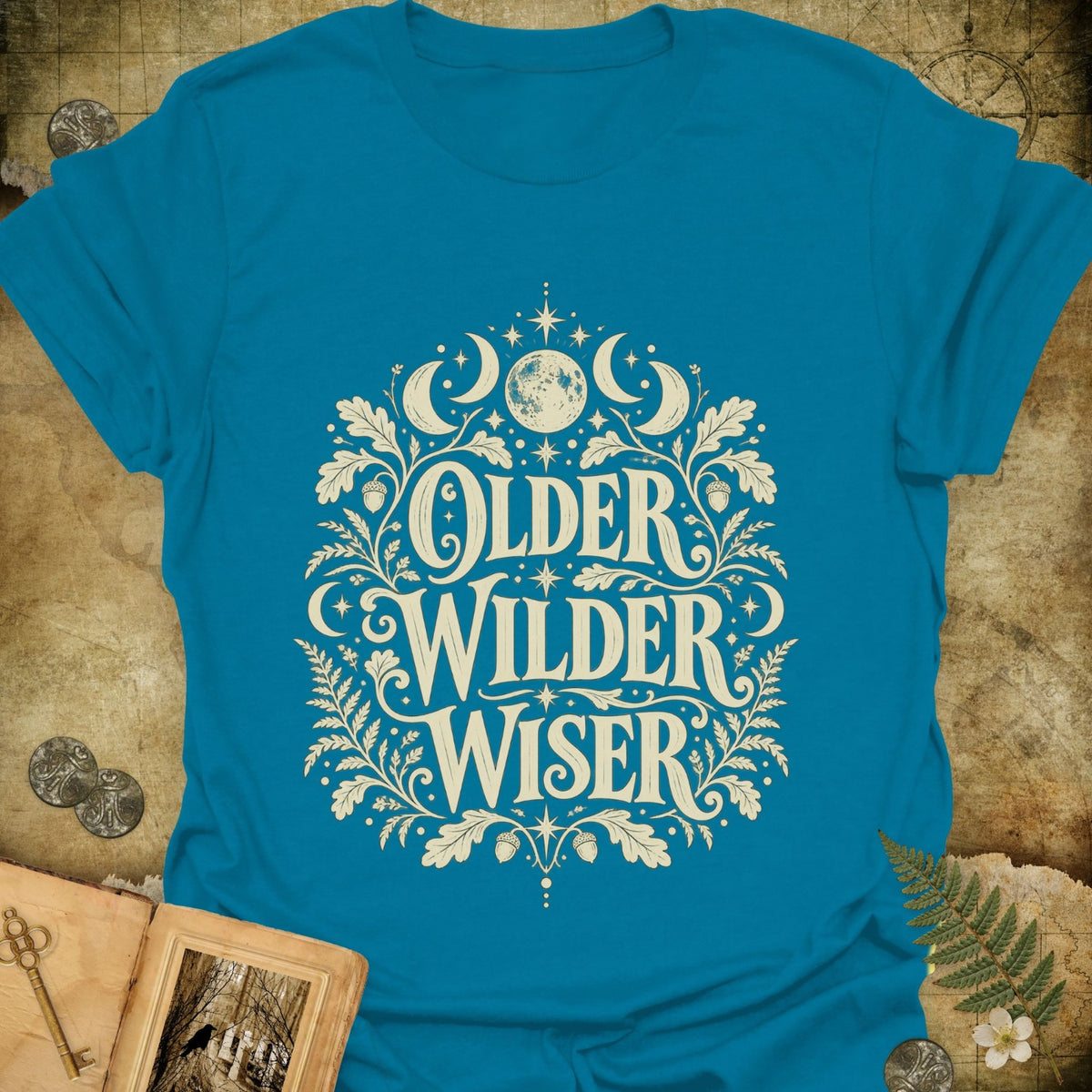 TLWIF Studio | Antique Sapphire | Older Wilder Wiser T-Shirt