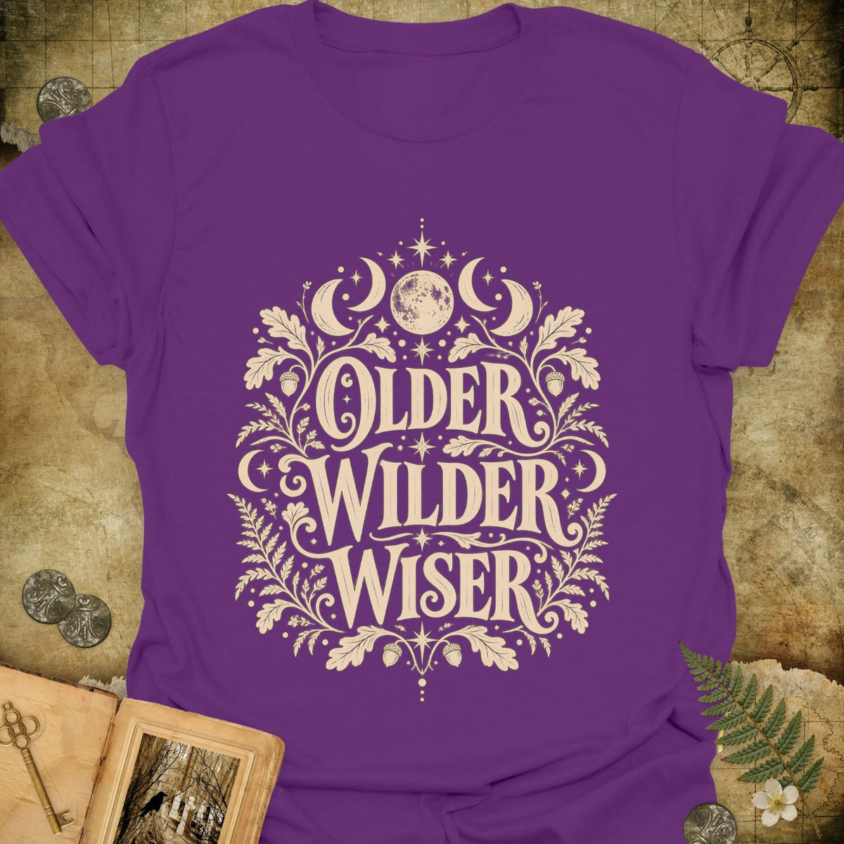 TLWIF Studio | Purple | Older Wilder Wiser T-Shirt