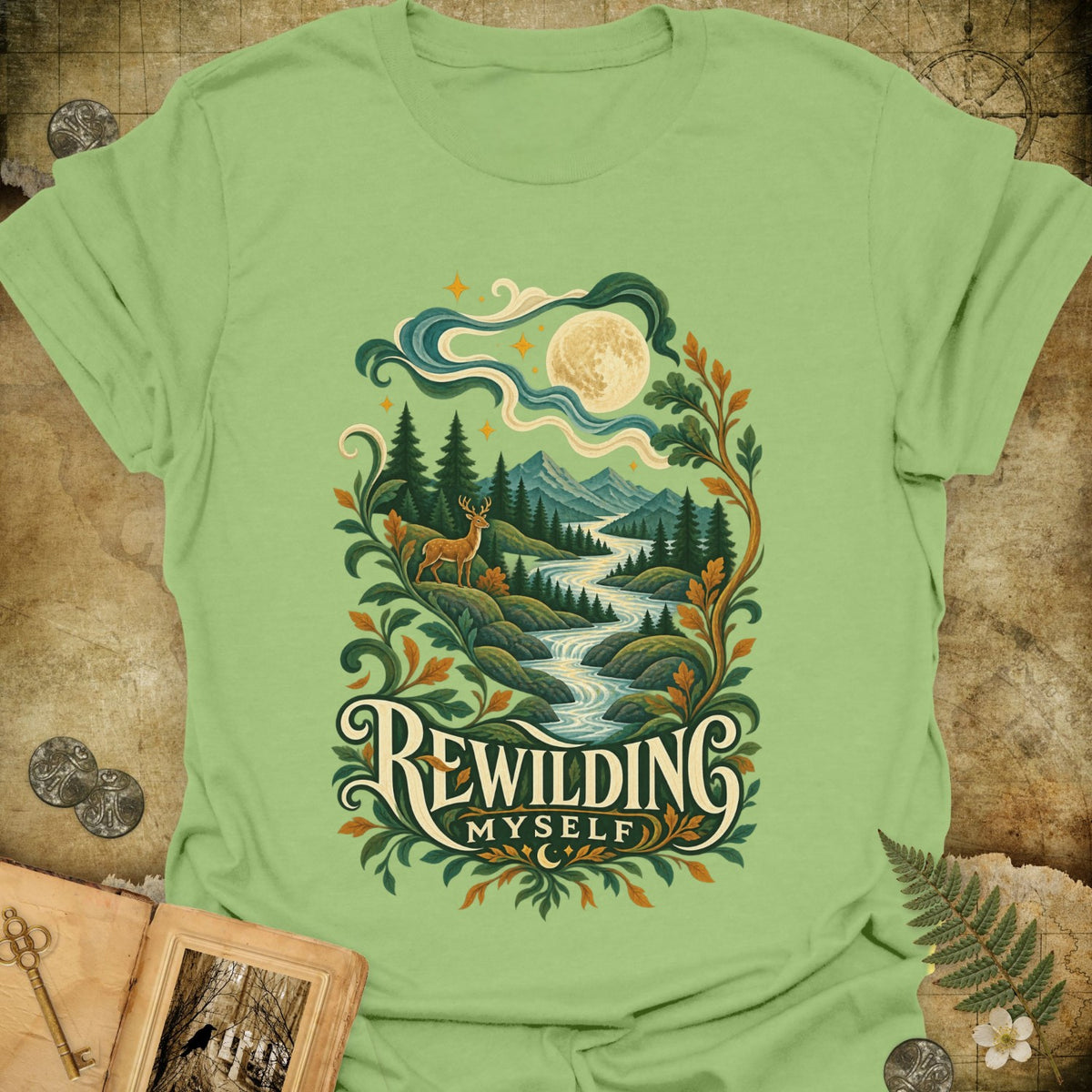 TLWIF Studio | Kiwi | Rewilding Myself T-Shirt