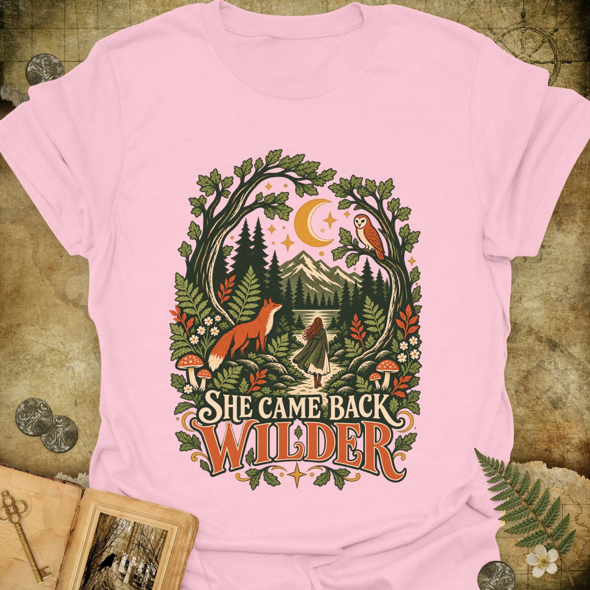 TLWIF Studio | Light Pink | She Came Back Wilder T-Shirt