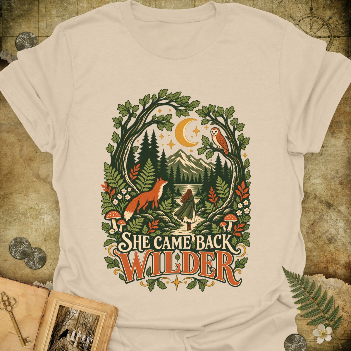 TLWIF Studio | Sand | She Came Back Wilder T-Shirt