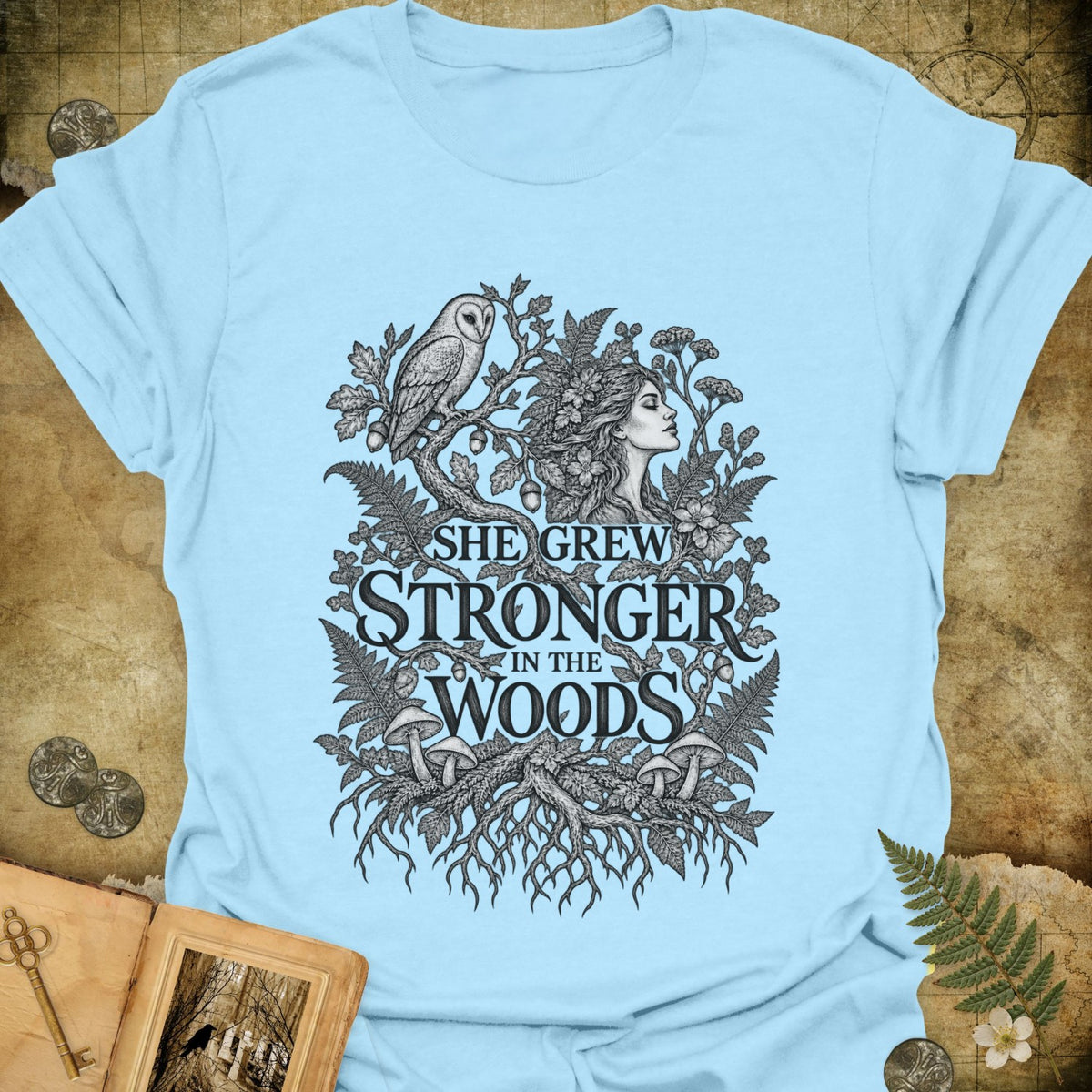 TLWIF Studio | Light Blue | Stronger in the Woods T-Shirt