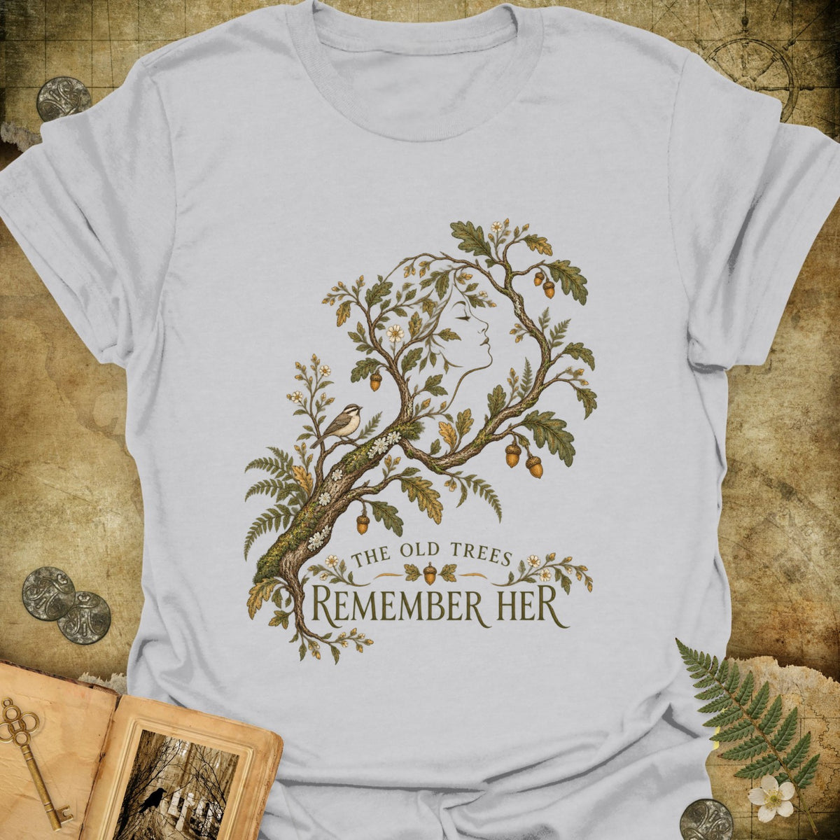 TLWIF Studio | Ice Grey | The Old Trees T-Shirt