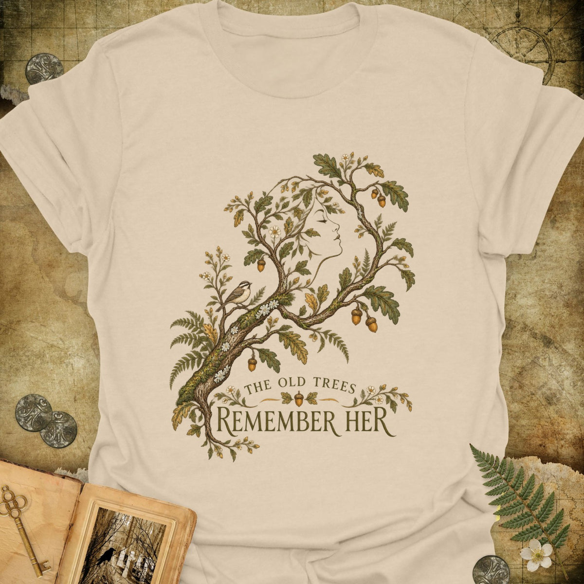 TLWIF Studio | Sand | The Old Trees T-Shirt