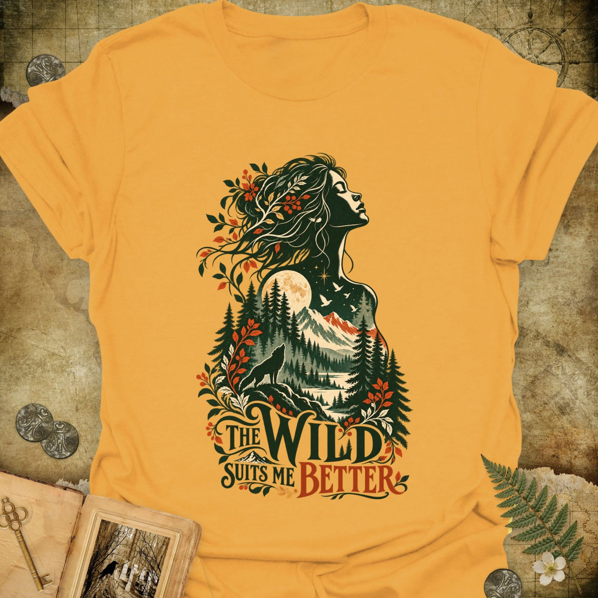 TLWIF Studio | Gold | The Wild Suits Me T-Shirt