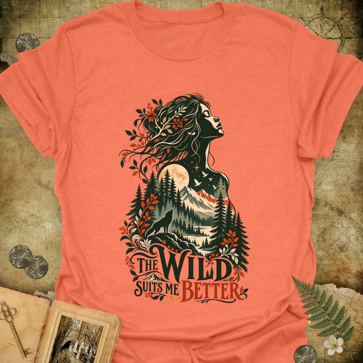 TLWIF Studio | Heather Orange | The Wild Suits Me T-Shirt