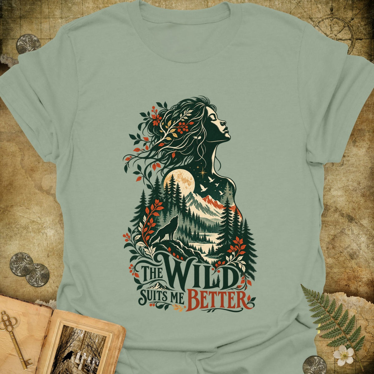 TLWIF Studio | Sage | The Wild Suits Me T-Shirt