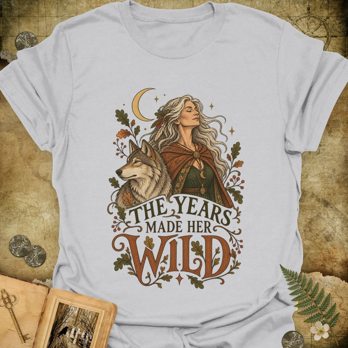 TLWIF Studio | Ice Grey | The Years Made Her Wild T-Shirt