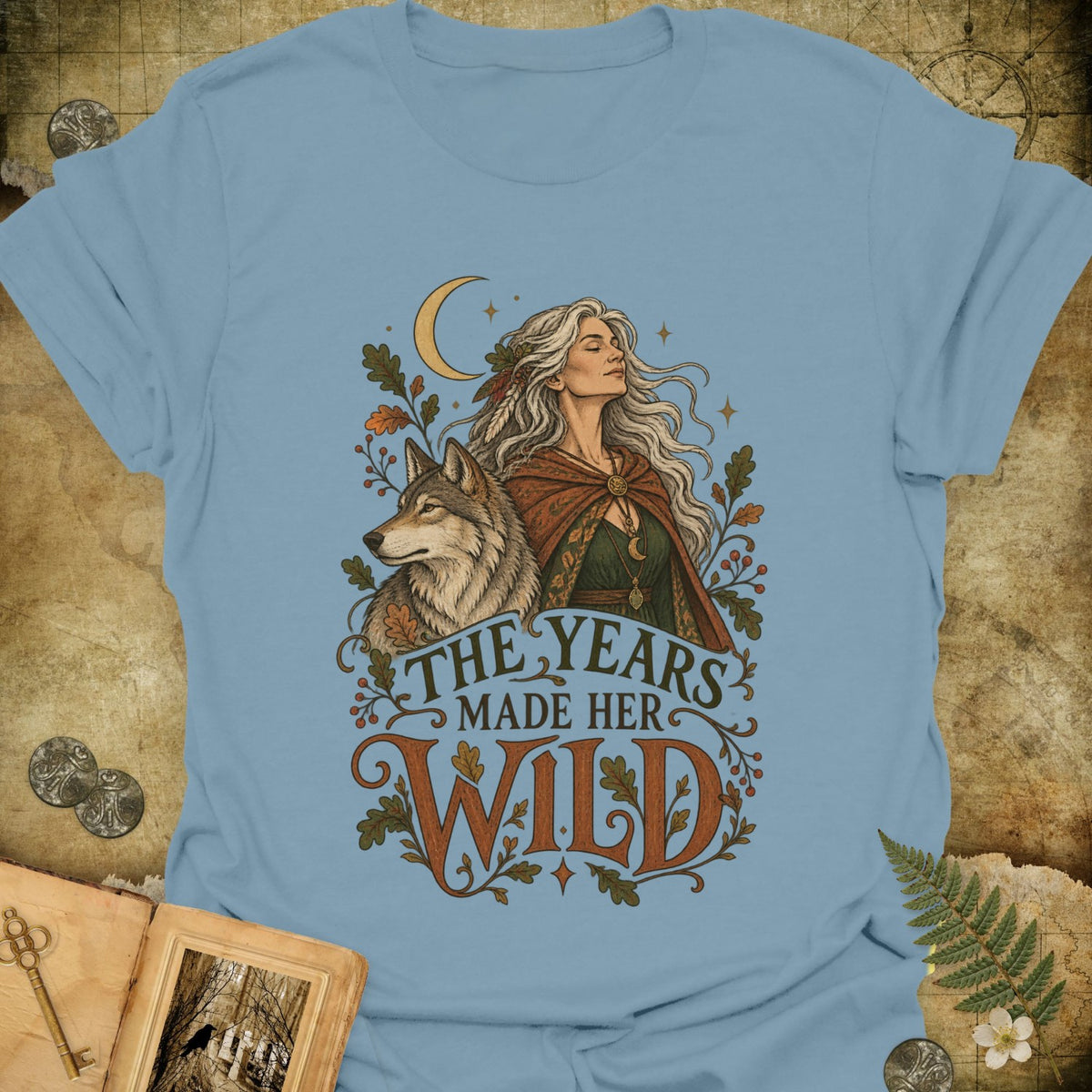 TLWIF Studio | Stone Blue | The Years Made Her Wild T-Shirt