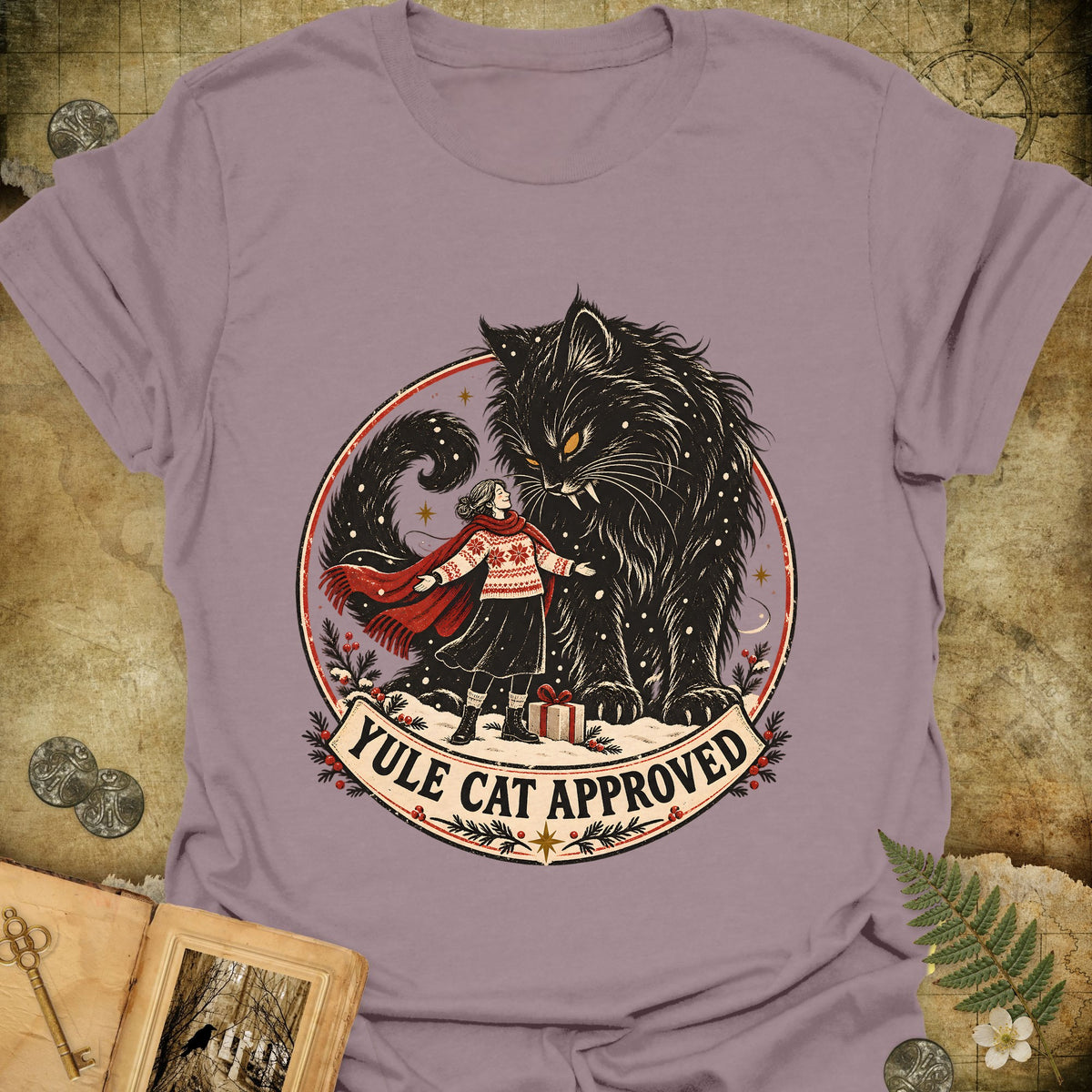 Yule Cat Approved T-Shirt - Paragon
